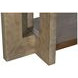 Nova Cerused Charcoal and Silver Rectangular Console Table