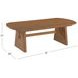 Knox Natural Pine Rectangular Cocktail Table
