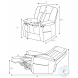 Houston Camel Power Lift Recliner