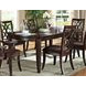 Keenan Dark Walnut Extendable Dining Room Set