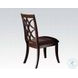 Keenan Dark Walnut Side Chair Set of 2