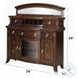 Keenan Dark Walnut Server with Hutch