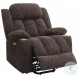 Houston Dark Brown Power Lift Recliner