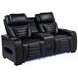 Zuma Black Power Reclining Living Room Set