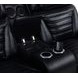Zuma Black 74" Power Reclining Loveseat with USB Charging and LED Light