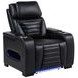Zuma Black Power Reclining Living Room Set