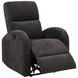 Grant Charcoal Gray Power Recliner