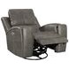 Brickston Charcoal Power Swivel Glider Recliner with USB Charging