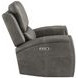 Brickston Charcoal Power Swivel Glider Recliner with USB Charging