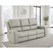 Brickston Gray 86" Power Reclining Sofa with LED Light and USB Charging