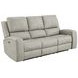 Brickston Gray 86" Power Reclining Sofa with LED Light and USB Charging