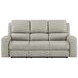 Brickston Gray 86" Power Reclining Sofa with LED Light and USB Charging