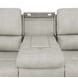 Brickston Gray 86" Power Reclining Sofa with LED Light and USB Charging