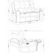 Brickston Gray 62" Power Reclining Loveseat with USB Charging