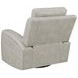 Brickston Gray Power Swivel Glider Recliner with USB Charging