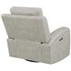 Brickston Gray Power Swivel Glider Recliner with USB Charging