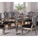 Chantelle Antique Platinum 96" Extendable Rectangular Dining Table