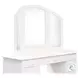 Summer House I Oyster White Vanity Mirror