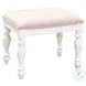 Summer House I Oyster White Vanity Stool
