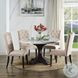 Gerardo Beige Linen Side Chair Set of 2