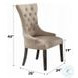 Gerardo Beige Linen Arm Chair Set of 2