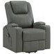 Armstrong Gray Power Lift Massage Recliner
