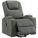 Armstrong Gray Power Lift Massage Recliner