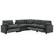 Collins Dark Gray 6 Piece Modular Power Sectional