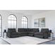 Collins Dark Gray 7 Piece Modular Power Sectional