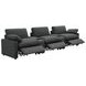 Collins Dark Gray 5 Piece Power Reclining Home Theater Seating