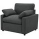 Collins Dark Gray Power Recliner