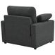 Collins Dark Gray Power Recliner