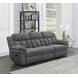 Bahrain Charcoal Reclining Sofa
