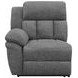 Bahrain Charcoal Reclining Sofa
