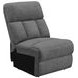 Bahrain Charcoal Reclining Sofa