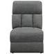 Bahrain Charcoal Reclining Sofa
