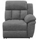 Bahrain Charcoal Power Reclining 3 Seater Home Theater