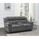 Bahrain Charcoal Reclining Loveseat