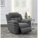 Bahrain Charcoal Performance Fabric Glider Power Recliner