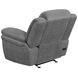 Bahrain Charcoal Performance Fabric Glider Power Recliner