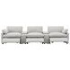 Collins Gray 5 Piece Power Reclining Home Theater Seating