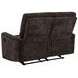 Navarro Dark Brown 57" Motion Loveseat