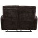 Navarro Dark Brown 57" Motion Loveseat