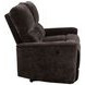 Navarro Dark Brown 57" Motion Loveseat