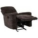 Navarro Dark Brown Glider Recliner
