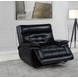 Hewitt Black Power Recliner with USB Charging