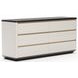 Madera Opal Ash and Modern Walnut 6 Drawer Dresser