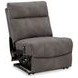 Next Gen Durapella Slate 3 Piece Modular Zero Gravity Power Reclining Sectional with USB Charging
