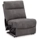 Next Gen Durapella Slate 3 Piece Modular Zero Gravity Power Reclining Sectional with USB Charging