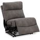 Next Gen Durapella Slate 3 Piece Modular Zero Gravity Power Reclining Sectional with USB Charging